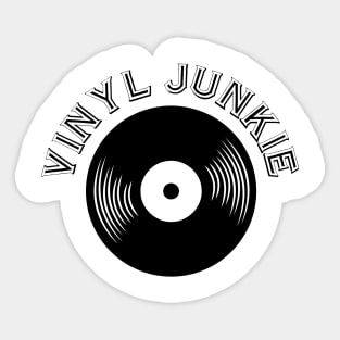 Vinyl Junkie Sticker